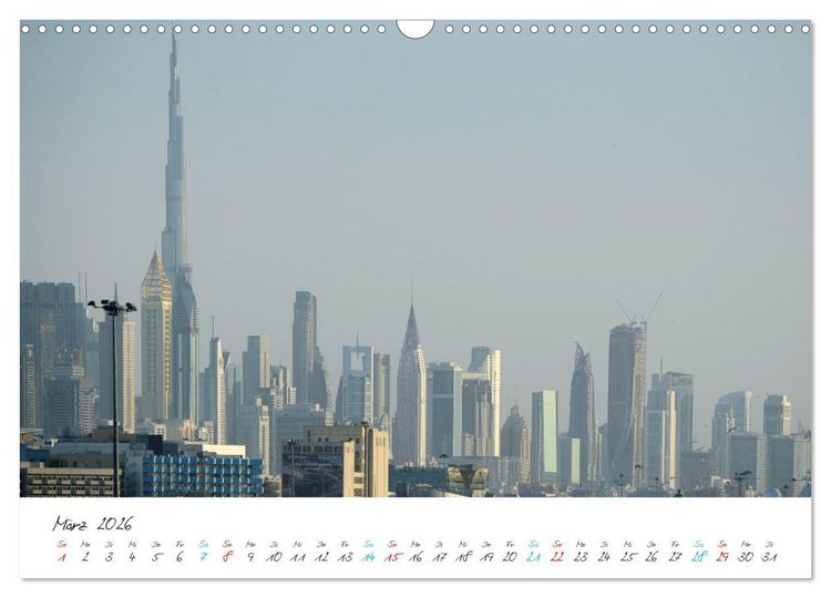 Produktbild: Dubai, die Stadt der Superlative. (Wandkalender 2026 DIN A3 quer), CALVENDO Monatskalender