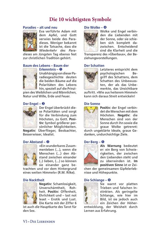 Produktbild: Tarot Basic Waite - Symbole, Schl&uuml;sselbegriffe, Deutungen