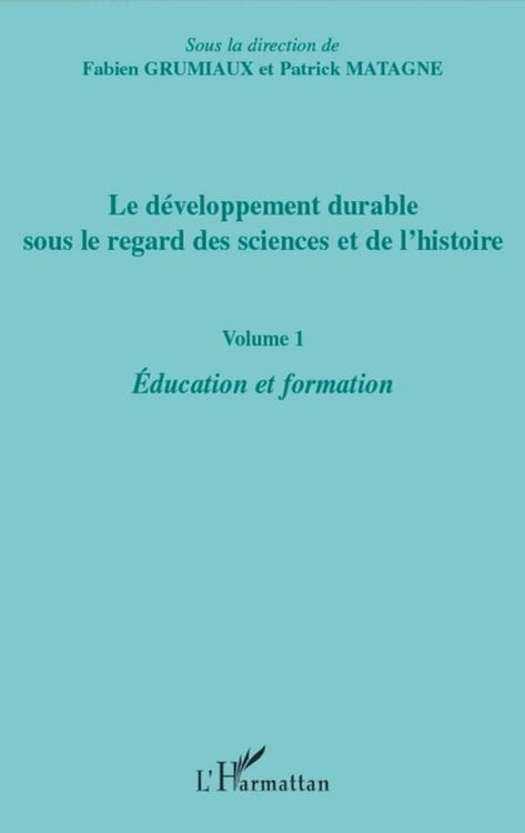 Produktbild: Le d&eacute;veloppement durable sous le regard des sciences et de l'histoire