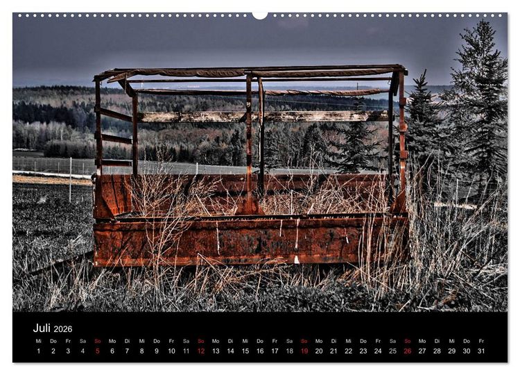 Produktbild: schwarz/wei&szlig; trifft farbe (hochwertiger Premium Wandkalender 2026 DIN A2 quer), Kunstdruck in Hochglanz