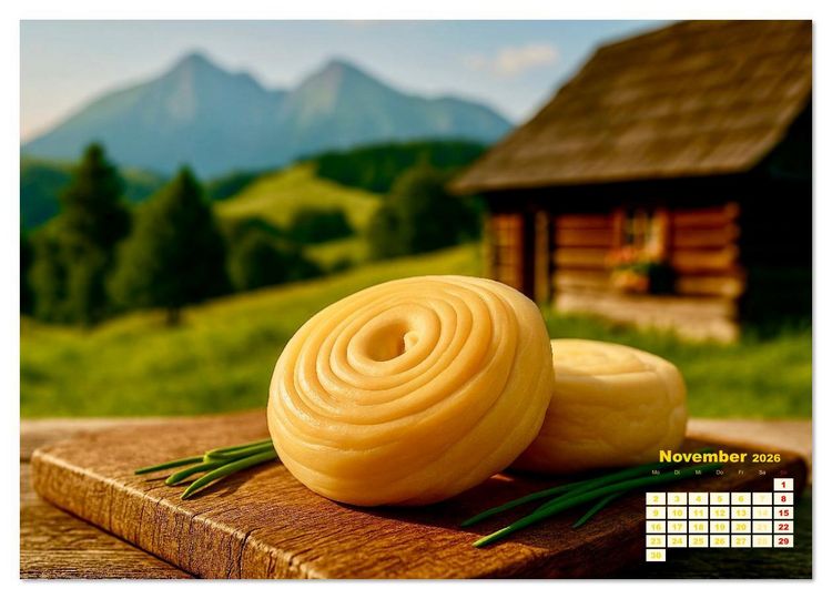 Produktbild: K&auml;se aus aller Welt (Wandkalender 2026 DIN A4 quer), CALVENDO Monatskalender