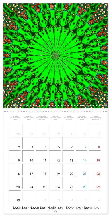 Produktbild: Invitation au voyage introspectif (Calendrier mural carr&eacute; 2026 30x30 cm) Calendrier double avec une page pour vos prises de notes