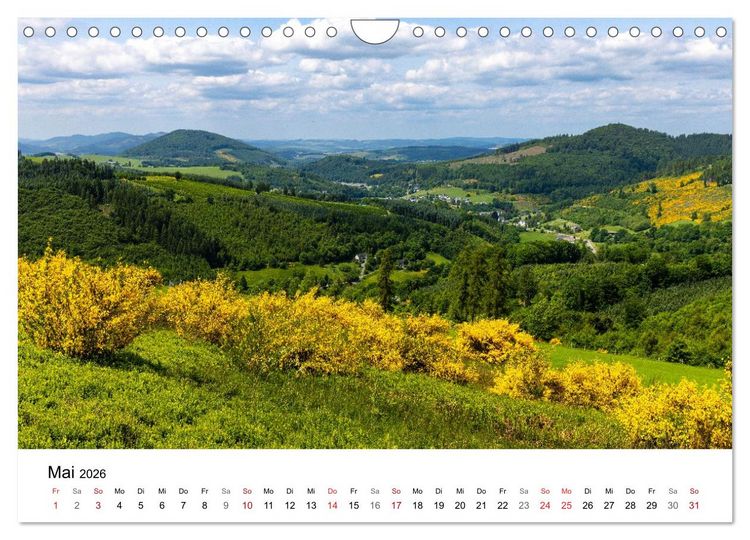 Produktbild: Westfeld-Ohlenbach - Wir feiern 50 Jahre Bundesgolddorf (Wandkalender 2026 DIN A4 quer), CALVENDO Monatskalender