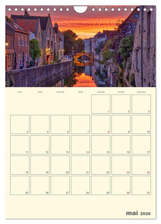 Produktbild: Comt&eacute; belge de Flandre (Calendrier mural 2026 DIN A4 horizontal), CALVENDO calendrier mensuel