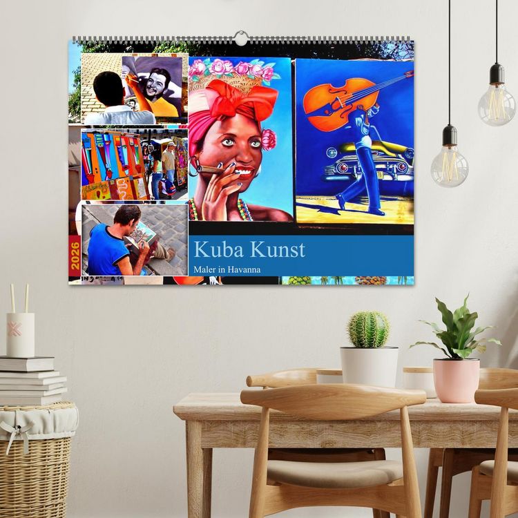 Produktbild: Kuba Kunst - Maler in Havanna (Wandkalender 2026 DIN A2 quer), CALVENDO Monatskalender