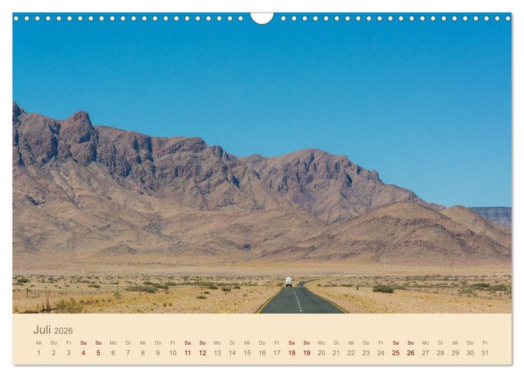 Produktbild: Einmalige Landschaften in Afrika (Wandkalender 2026 DIN A3 quer), CALVENDO Monatskalender