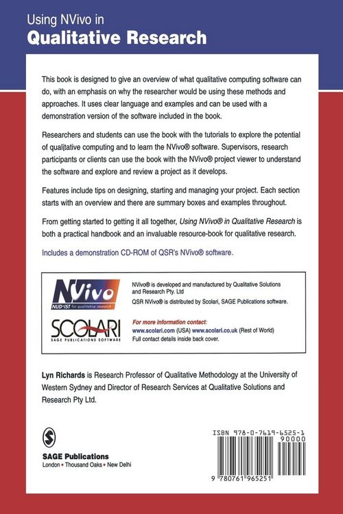 Produktbild: Using Nvivo in Qualitative Research
