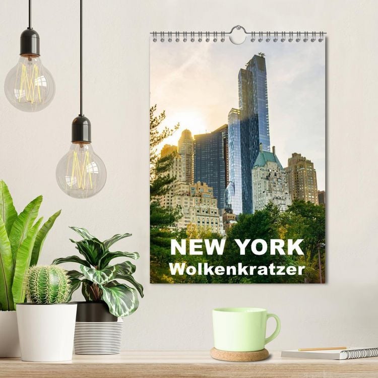 Produktbild: New York Wolkenkratzer (Wandkalender 2026 DIN A4 hoch), CALVENDO Monatskalender