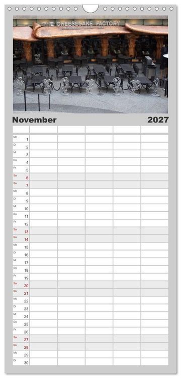 Produktbild: Familienplaner 2027 - beeindruckendes Chicago mit 5 Spalten (Wandkalender, 21 x 45 cm) CALVENDO