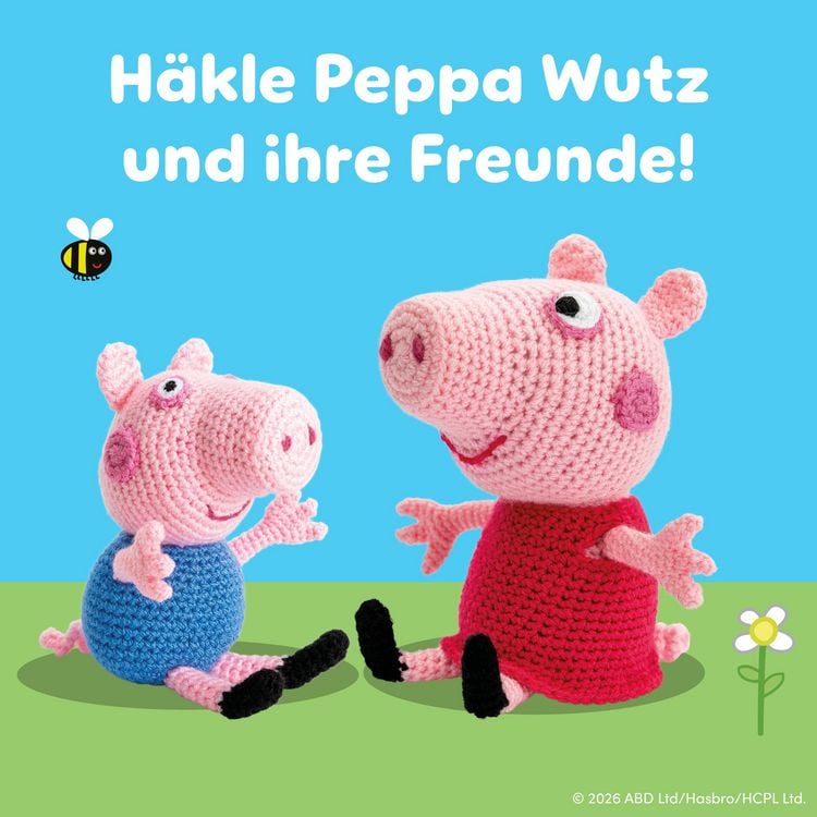 Produktbild: H&auml;kelspa&szlig; mit Peppa Wutz