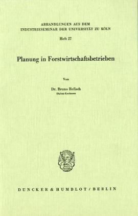 Produktbild: Planung in Forstwirtschaftsbetrieben.