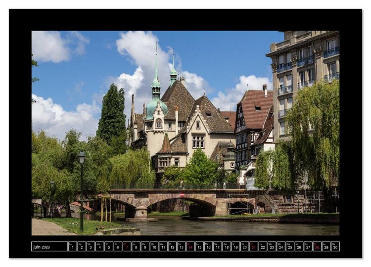 Produktbild: Strasbourg La Petite France (Calendrier mural 2026 DIN A2 vertical) calendrier de bureau