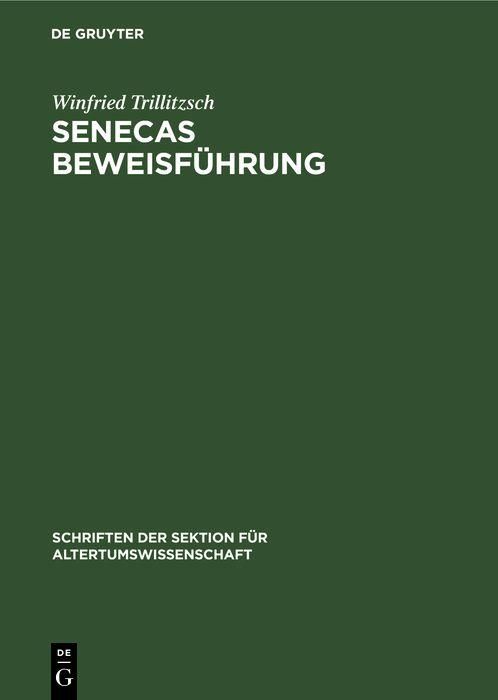 Produktbild: Senecas Beweisf&uuml;hrung