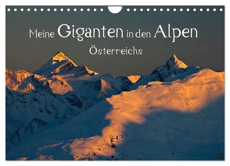 Produktbild: Meine Giganten in den Alpen &Ouml;sterreichs (Wandkalender 2026 DIN A4 quer), CALVENDO Monatskalender