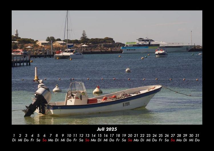 Produktbild: Boote 2025 Fotokalender DIN A3