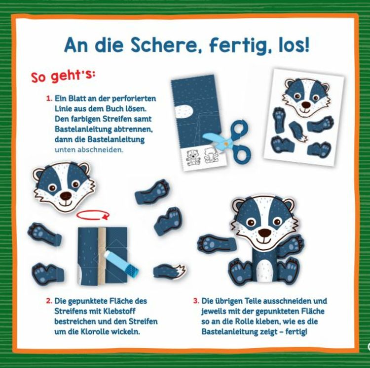 Produktbild: Mein erstes Klorollen-Bastelbuch - Im Wald
