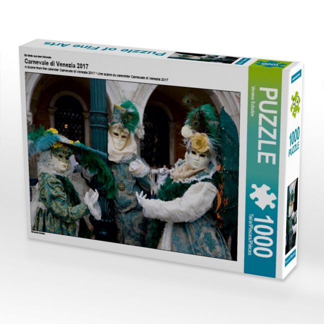 Produktbild: CALVENDO Puzzle Ein Motiv aus dem Kalender Carnevale di Venezia 2017 | 1000 Teile Lege-Gr&ouml;&szlig;e 64x48cm Foto-Puzzle f&uuml;r gl&uuml;ckliche Stunden