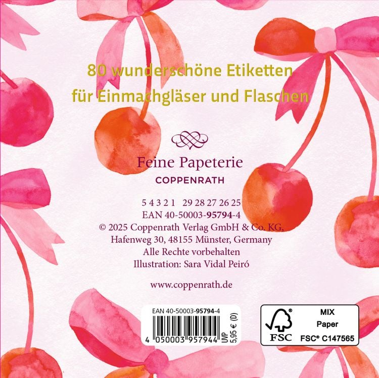 Produktbild: Etikettenb&uuml;chlein: Einmach-Etiketten - All about pink