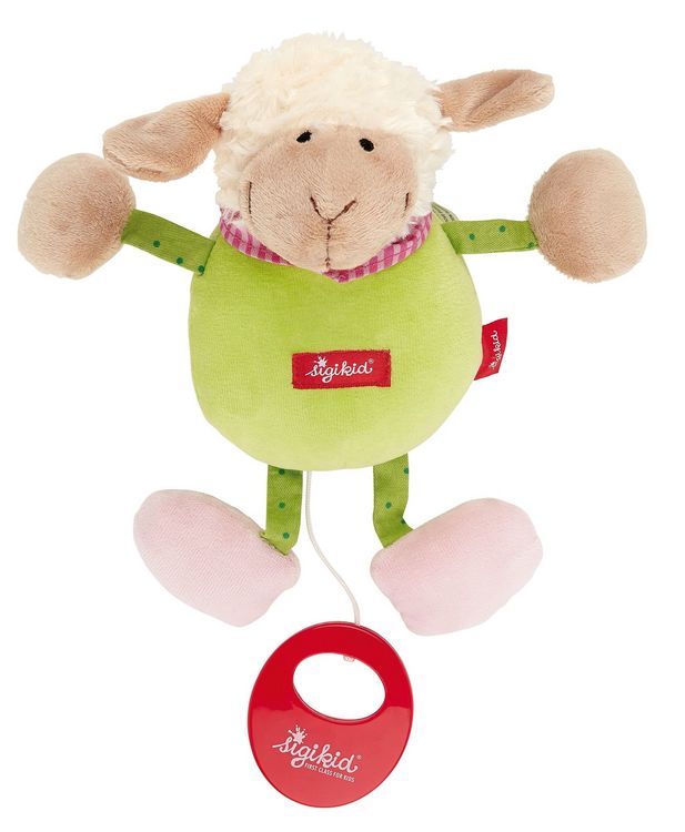 Produktbild: sigikid 49310 - Spieluhr Schaf gr&uuml;n Kinderbunt