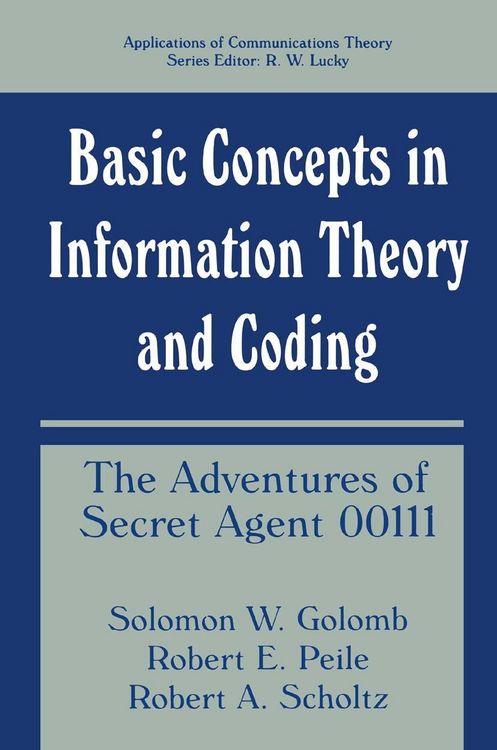 Produktbild: Basic Concepts in Information Theory and Coding