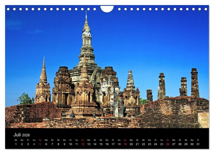 Produktbild: Tropenparadies Thailand 2026 (Wandkalender 2026 DIN A4 quer), CALVENDO Monatskalender