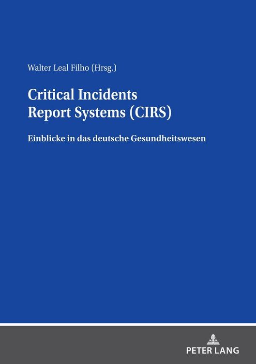 Produktbild: Critical Incidents Report Systems (CIRS)