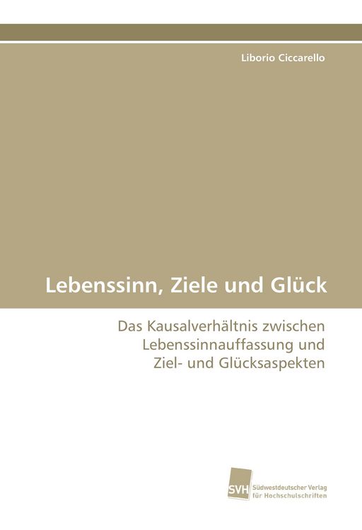 Produktbild: Lebenssinn, Ziele und Gl&uuml;ck