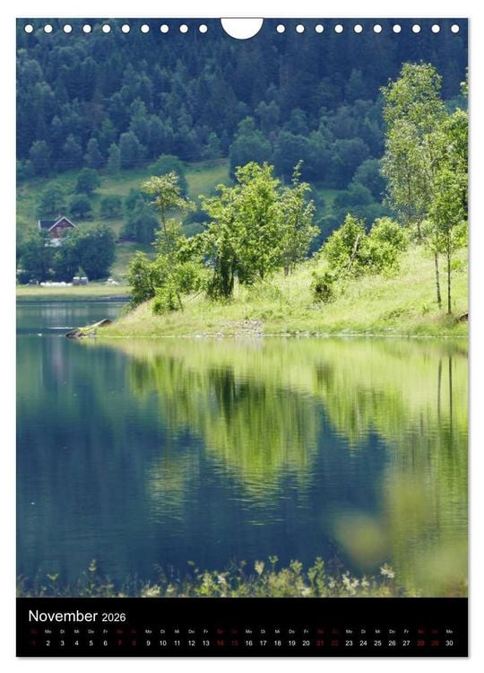 Produktbild: Hei - Willkommen im Fjordland (Wandkalender 2026 DIN A4 hoch), CALVENDO Monatskalender