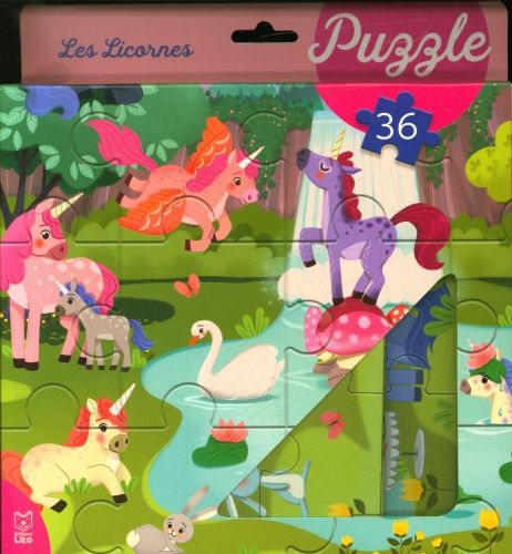 Produktbild: Les licornes : puzzle 36 pi&egrave;ces