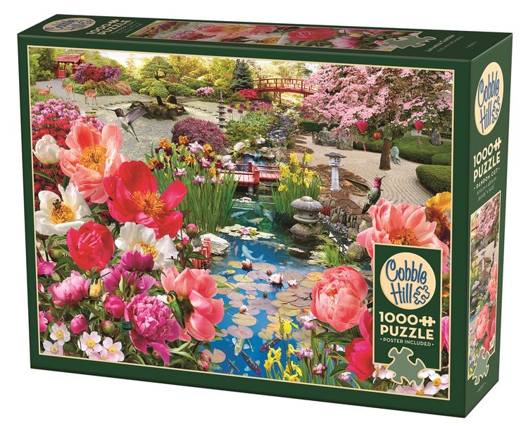 Produktbild: COBBLE HILL PUZZLES - Japanischer Garten 1000 Teile