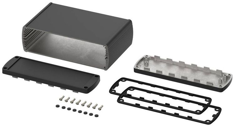 Produktbild: Bopla Alubos ABP 1600 84160100.MT5 Profil-Geh&auml;use 100 x 169 x 52 Aluminium Schwarz 1St.