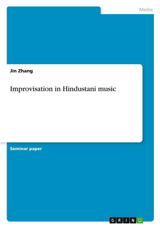 Produktbild: Improvisation in Hindustani music
