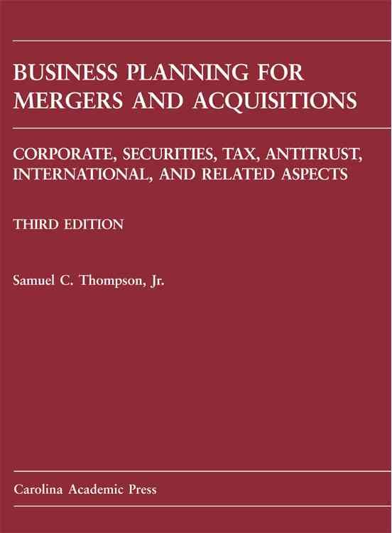 Produktbild: Business Planning for Mergers And Acquisitions