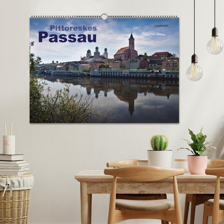 Produktbild: Pittoreskes Passau (Wandkalender 2027 DIN A2 quer), CALVENDO Monatskalender