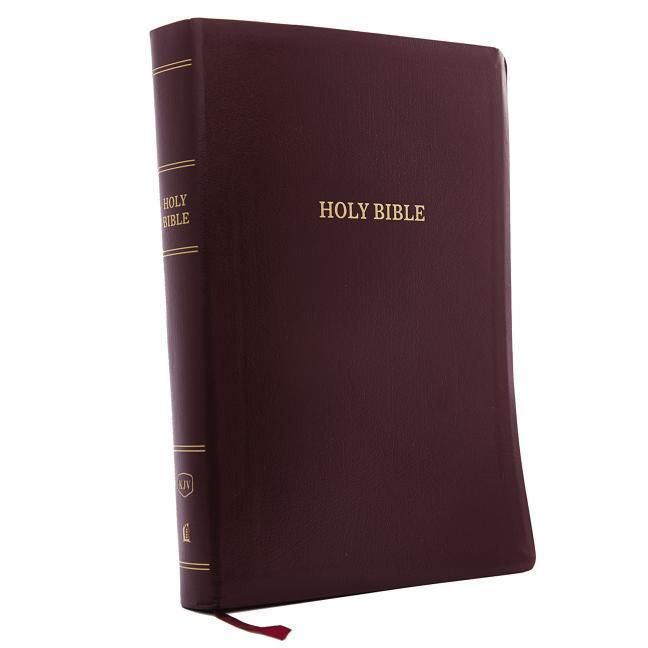 Produktbild: KJV, Reference Bible, Super Giant Print, Leather-Look, Burgundy, Indexed, Red Letter Edition