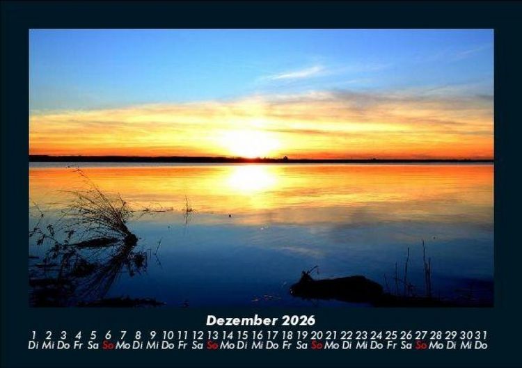 Produktbild: Sonnenuntergang 2026 Fotokalender DIN A5