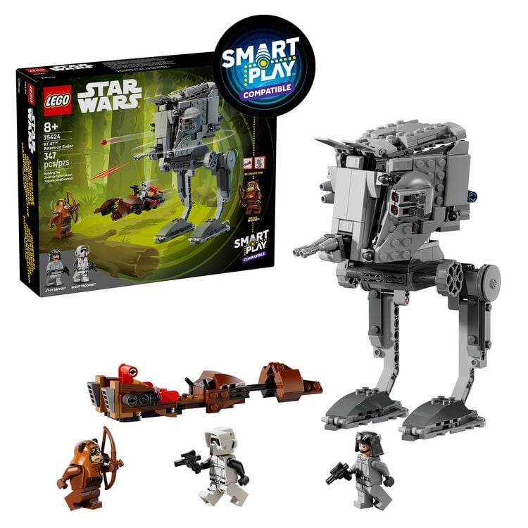 Produktbild: LEGO Star Wars 75424 SMART Play: AT-ST Angriff auf Endor, Spielzeug ab 8