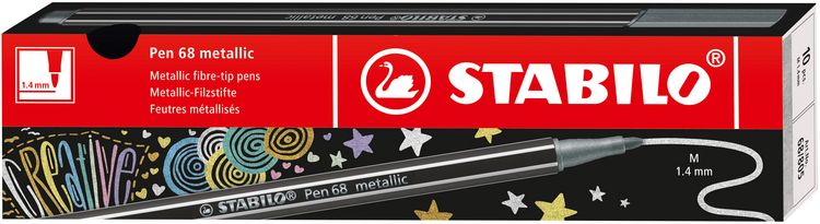Produktbild: STABILO Filzstift Pen 68 metallic