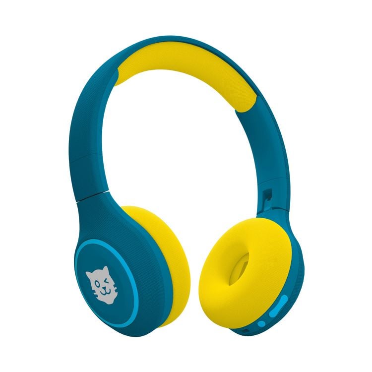Produktbild: tigerbuddies Bluetooth Kinderkopfh&ouml;rer Royal Sun ( dunkelblau / gelb )