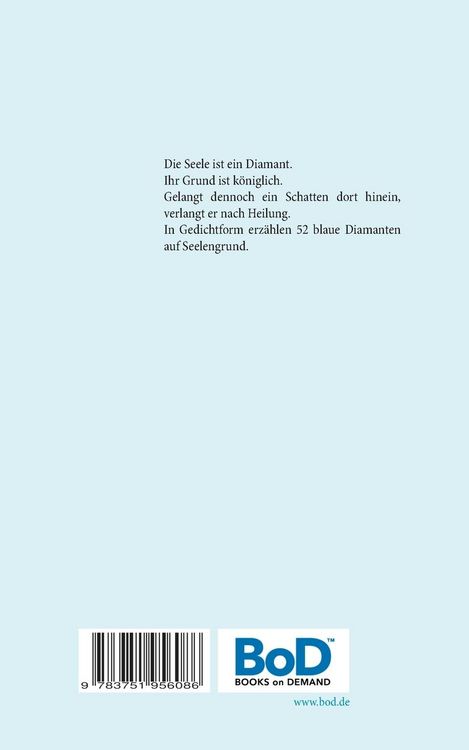 Produktbild: Blauer Diamant auf Seelengrund