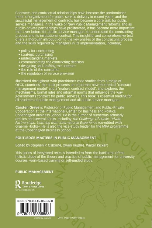 Produktbild: Contracting for Public Services