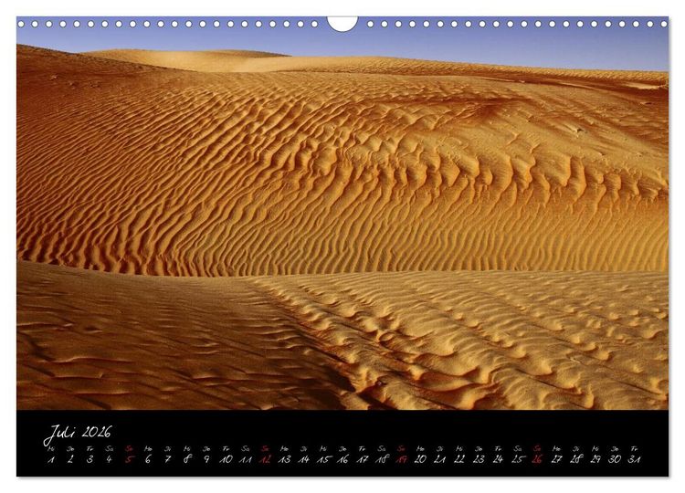 Produktbild: Farben der W&uuml;ste (Wandkalender 2026 DIN A3 quer), CALVENDO Monatskalender