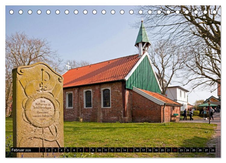Produktbild: Insel Spiekeroog (Tischkalender 2026 DIN A5 quer), CALVENDO Monatskalender