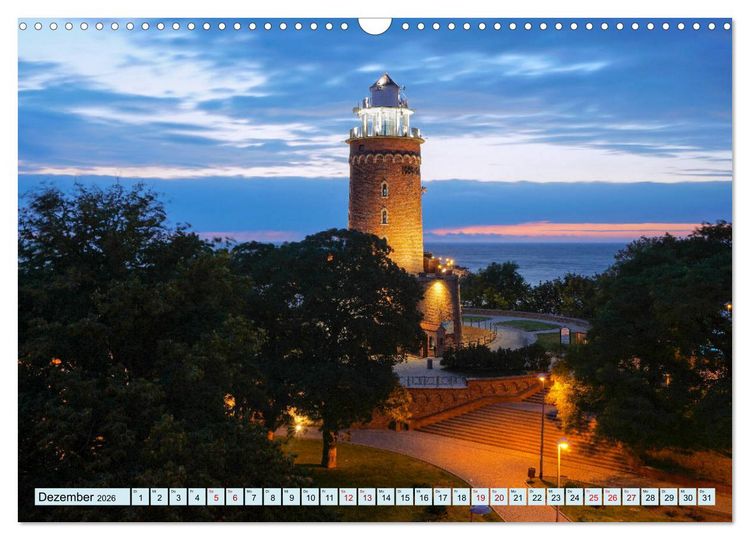 Produktbild: Leuchtt&uuml;rme - Maritime Leuchtfeuer an den K&uuml;sten (Wandkalender 2026 DIN A3 quer), CALVENDO Monatskalender
