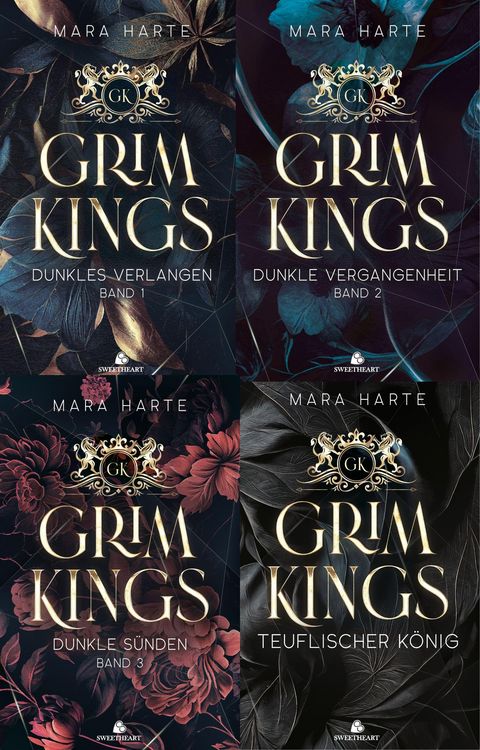 Produktbild: Grim-Kings-Mafia-Romance-Sammelband: Dunkle K&ouml;nige, Dunkle Vergangenheit, Dunkle S&uuml;nden, Teuflischer K&ouml;nig