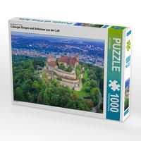 Produktbild: CALVENDO Puzzle Coburger Burgen und Schl&ouml;sser aus der Luft 1000 Teile Lege-Gr&ouml;&szlig;e 64 x 48 cm Foto-Puzzle Bild von Val Thoermer
