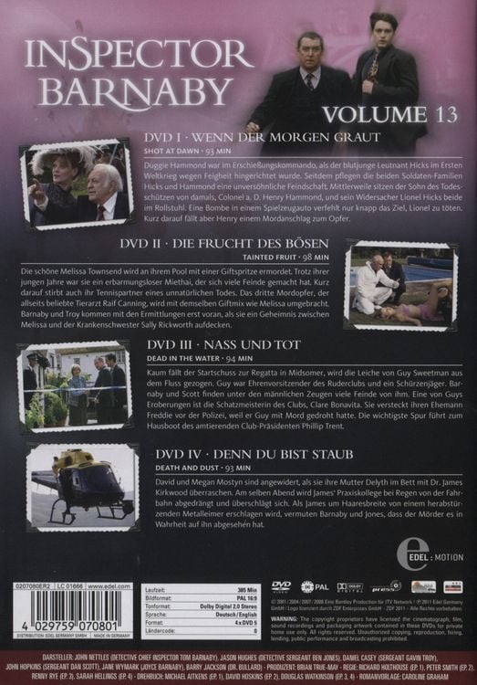 Produktbild: Inspector Barnaby Vol. 13 [4 DVDs]