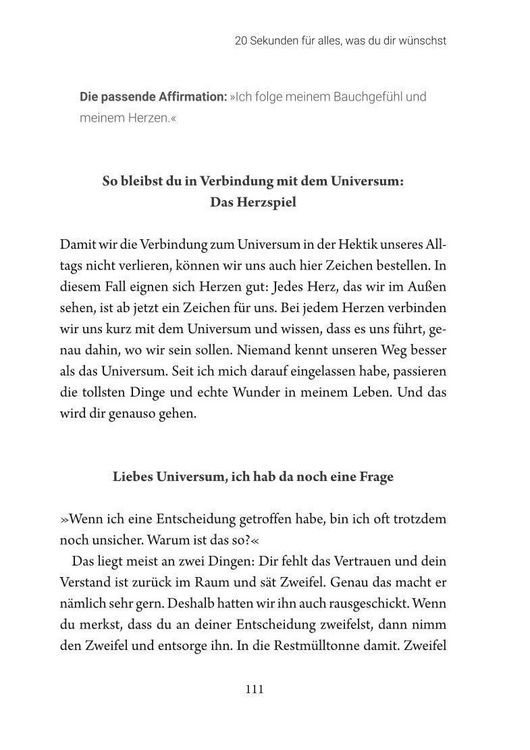 Produktbild: 20 Sekunden f&uuml;r deine Wunscherf&uuml;llung