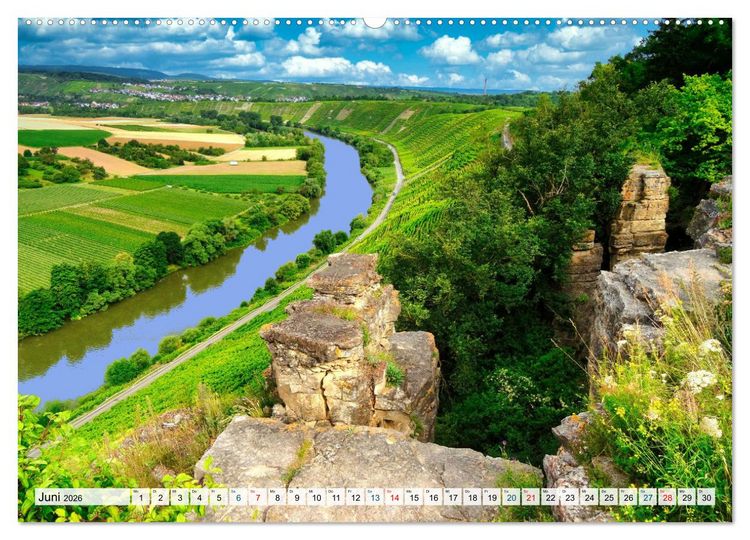 Produktbild: S&uuml;ddeutschland im Fokus (hochwertiger Premium Wandkalender 2026 DIN A2 quer), Kunstdruck in Hochglanz