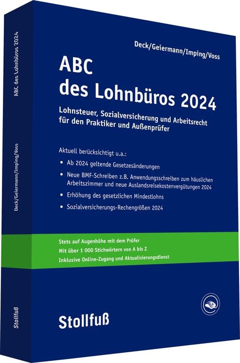 Produktbild: ABC des Lohnb&uuml;ros 2024